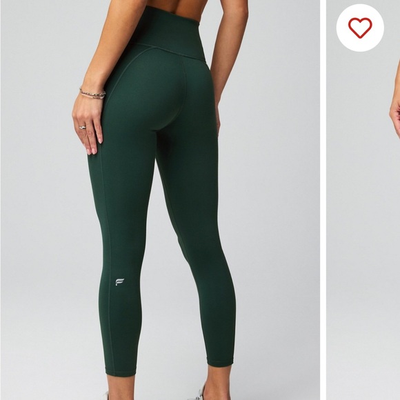 🎀 3/$20 Fabletics small green define powerhold high waisted 7/8 leggings - Picture 7 of 8